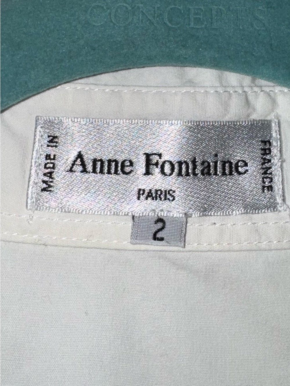Anne Fontaine White Button-Down Shirt - Picture 4 of 8